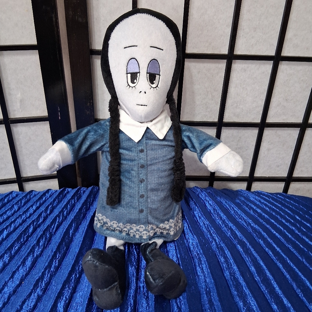The Addams Family - 14" Singing Wednesday Plush Theme Song - 2019